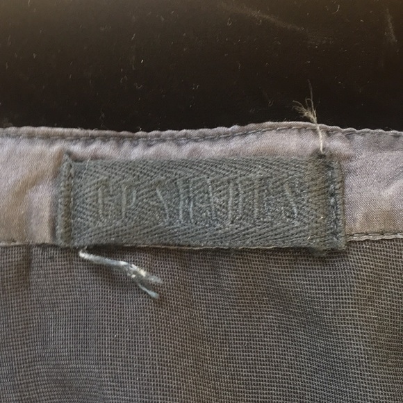 Black velvet CP SHADES  ultra low cut tunic - Picture 4 of 4